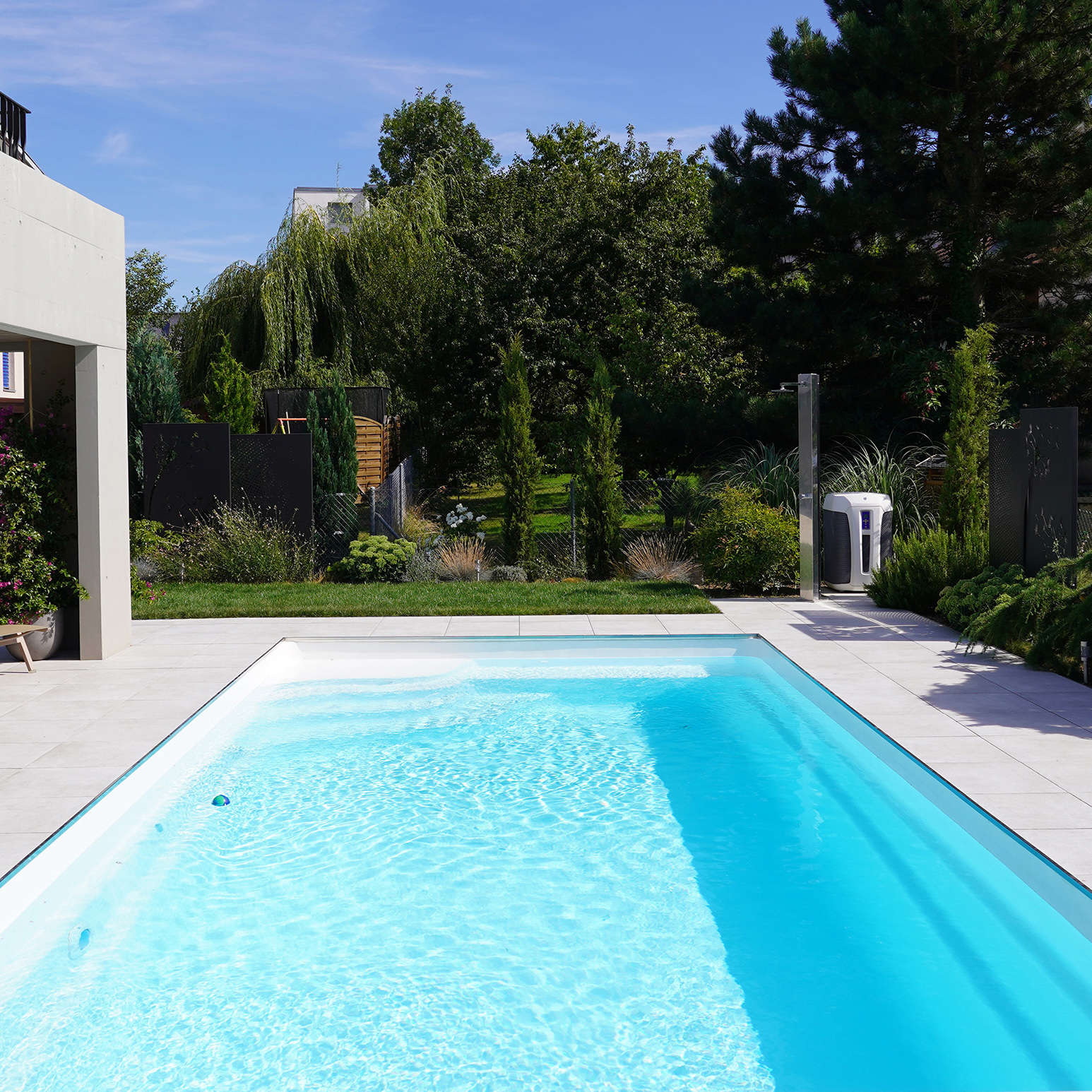 Icône de la piscine en fibre de verre